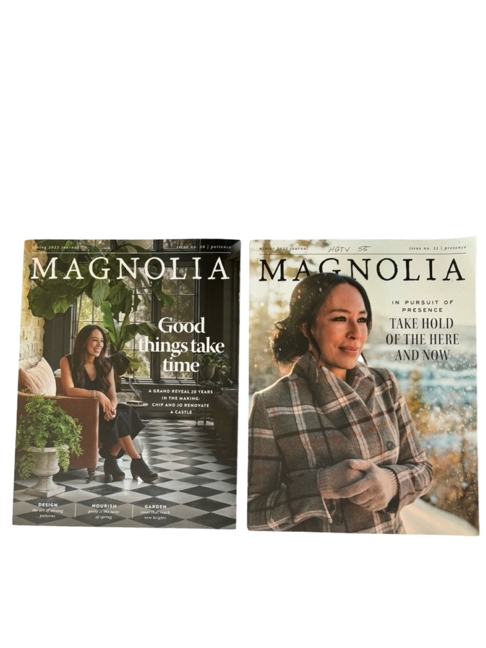 MAGNOLIA Journal Magazine Set of 2 Issues 25 & 26 Winter 2022 & Spring 2023